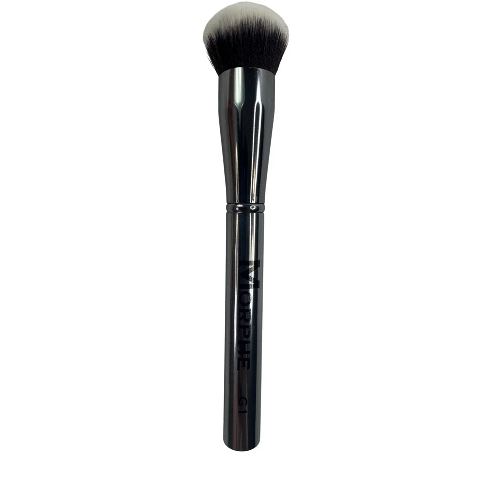 Morphe G1 Small Buffer Brush Gunmetal Collection Synthetic Foundation Makeup